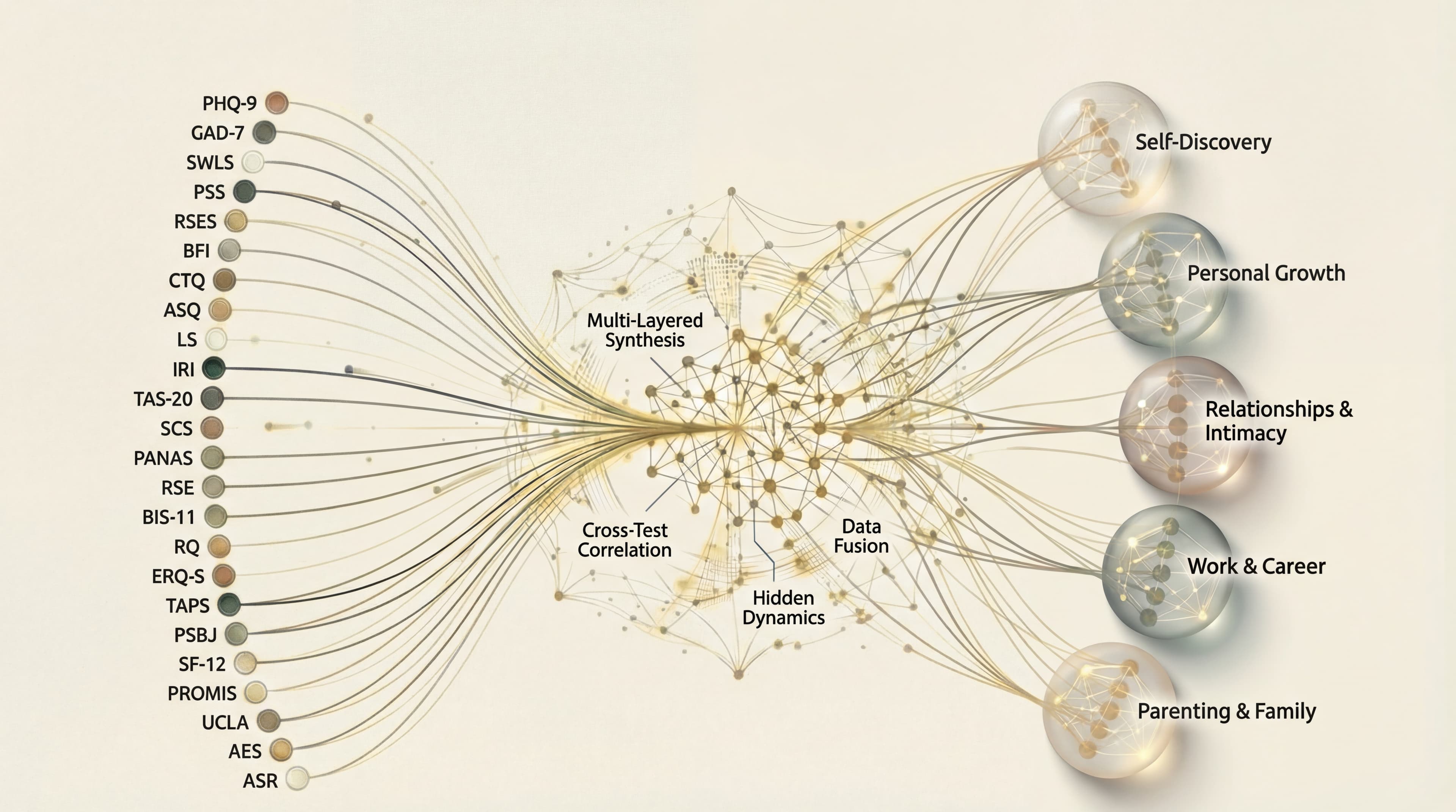 Rilev Methodology Scientific Graph showing tests mixing into pattern recognition