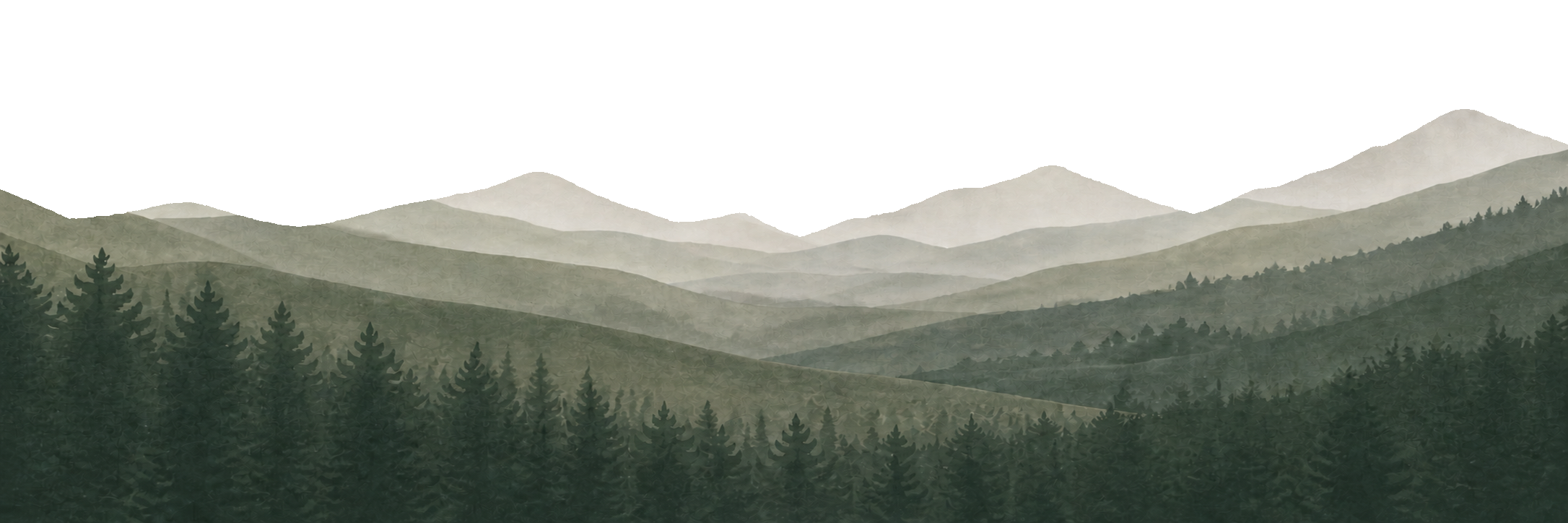 Mountain and forest artwork for a Rilev book cover